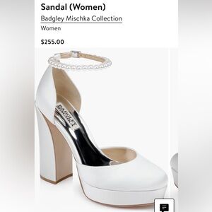 Badgley Mischka Collection Felixa Ankle Strap Platform Sandal
